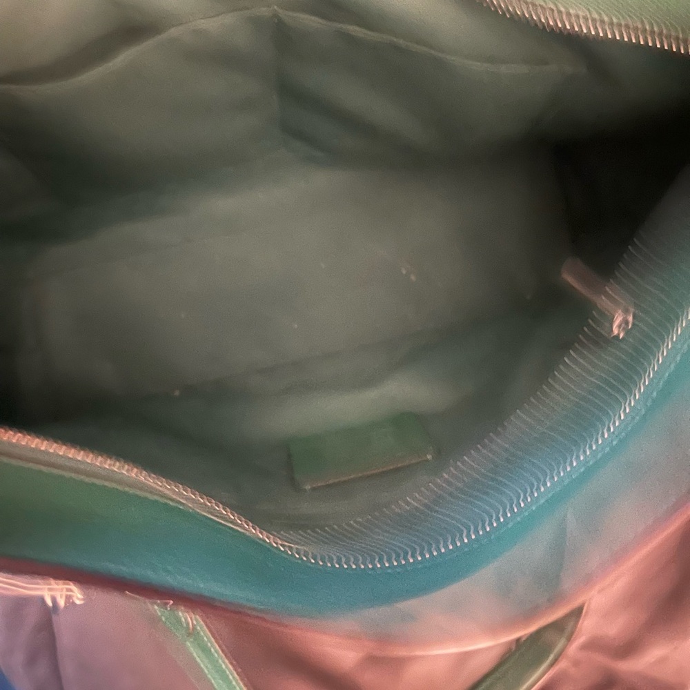 Coach Emerald Green Leather Shoulder Bag - Picture 7 of 16